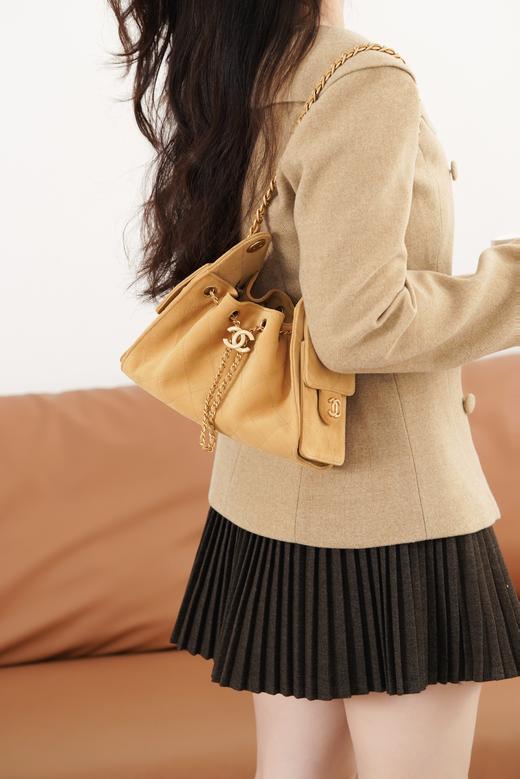 香奈儿26c系列25bag mini麂皮 杏色 商品图1