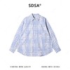 SDSA男装2026新款高贵轻奢韩系慵懒风格子长袖宽松衬衫百搭时尚 商品缩略图0