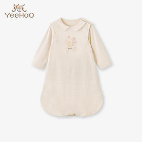 英氏新生婴儿睡袋宝宝春夏款防踢袋睡衣可脱袖YESCJ1P004A