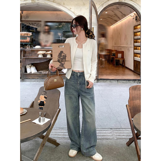 <曾小咸推荐>3.12现货秒杀 ！微信超特价！韩系拉链针织开衫 日常179.99 立减100 秒杀79.99！！ 商品图2