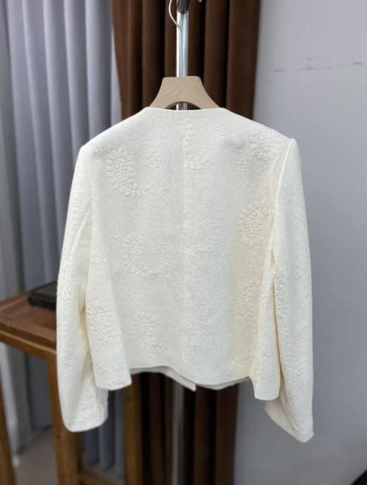 原单新款重磅提花设计师款小香风外套 商品图1