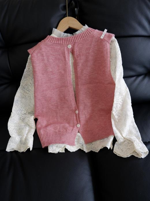 二店y 【喜慕5010】是套装哈， 甜度超标的花马甲蕾丝小衫套装 商品图8