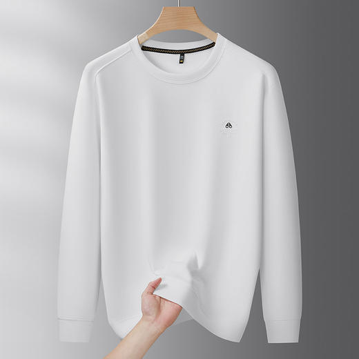 【DDS】大依优型大码男装圆领卫衣简约休闲长袖打底衫上衣加肥加大码 商品图2