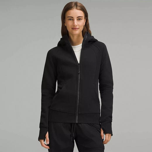 点此购买 lulu露露Scuba春秋季女士拉链连帽开衫 bk 341582 商品图11