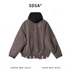 SDSA男装2026新款高贵轻奢复古拼接下摆假两件连帽夹克百搭时尚 商品缩略图4