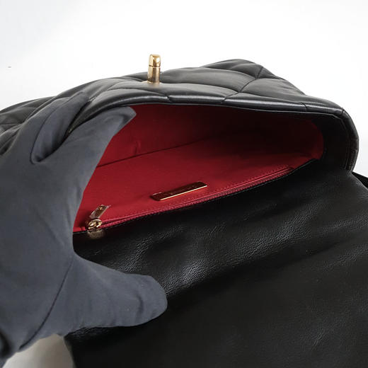 【95新】CHANEL香奈儿19Bag系列AS1160 B03930 94305小号黑金19bag链条包单肩包女士050326NJT14 商品图8