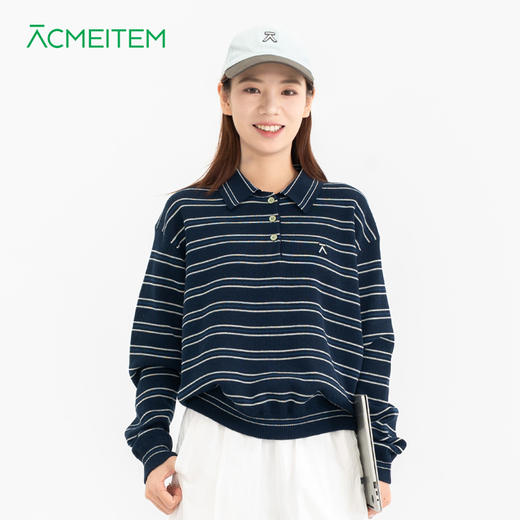 【出游季特惠-春夏新品】ACMEITEM爱棵米-女士半开襟毛衫GAH2770126A 商品图0
