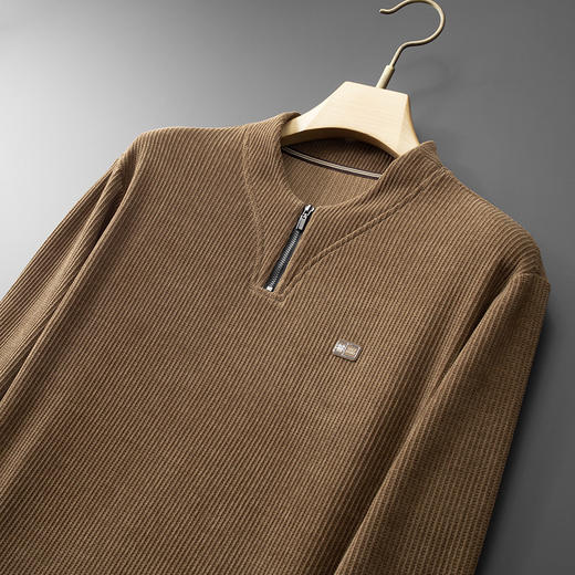 【DDP】大依优型大码男装U型领卫衣百搭休闲舒适打底衫上衣加肥加大码 商品图4