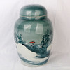 陶瓷骨灰坛子 雪景图纯手工双层盖景德镇瓷器骨灰坛 商品缩略图3