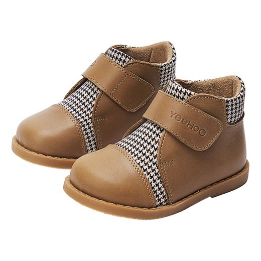 英氏儿童皮鞋春秋男宝百搭牛皮革魔术贴学步鞋YFXHJ4P203A 商品图4