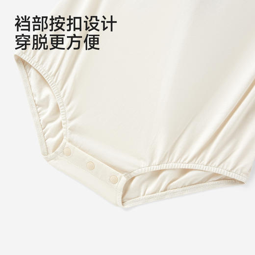 【商场同款】英氏婴儿衣服夏季女童纯棉连体衣新泡泡袖连体裙裆哈 商品图4