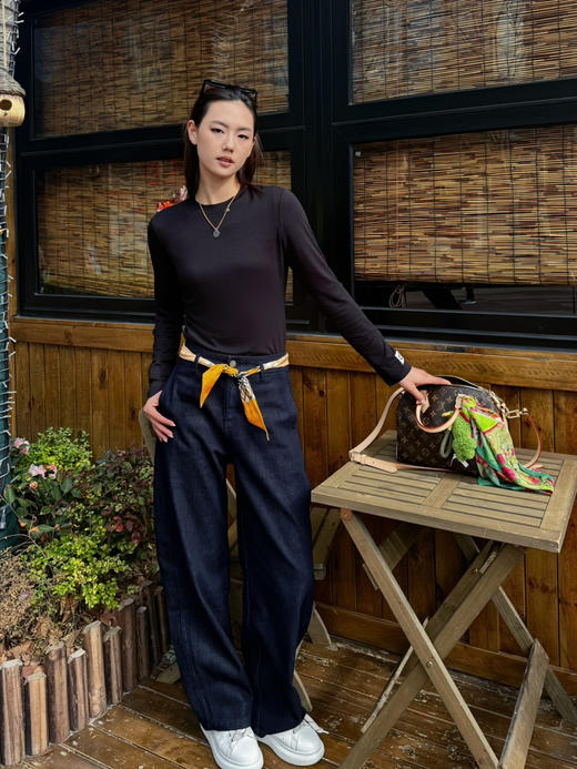 【持久如新】噢蜜ooomeooo持久如新金丝牛仔裤 商品图1