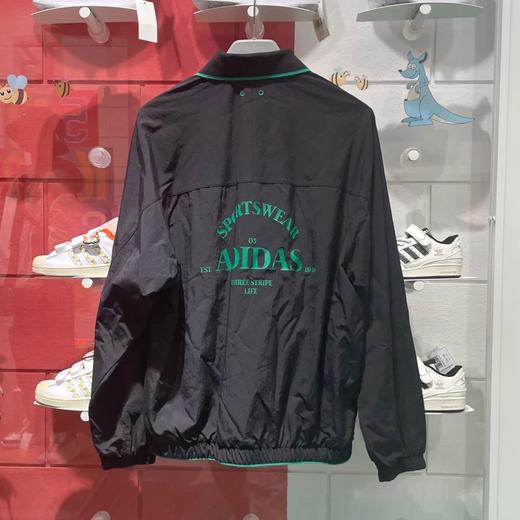 Adidas 249.9元 阿迪达斯新款休闲运动翻领防风夹克外套637597-KD 商品图1