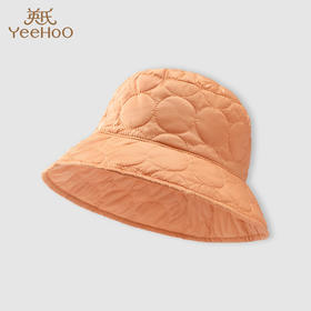 英氏儿童帽子圆顶渔夫帽男宝宝婴儿帽秋冬款YRPJJ4P347A