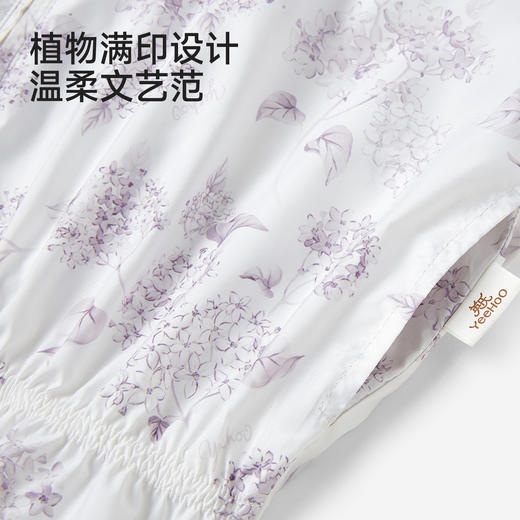 【商场同款】英氏儿童外套女童连帽防晒衣凉感户外花纹皮肤衣新款 商品图4