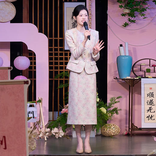 法小曼*子珍高定小香风粗花呢套装2024秋冬新款轻奢羊毛织艺半裙两件套FYCS559 商品图0