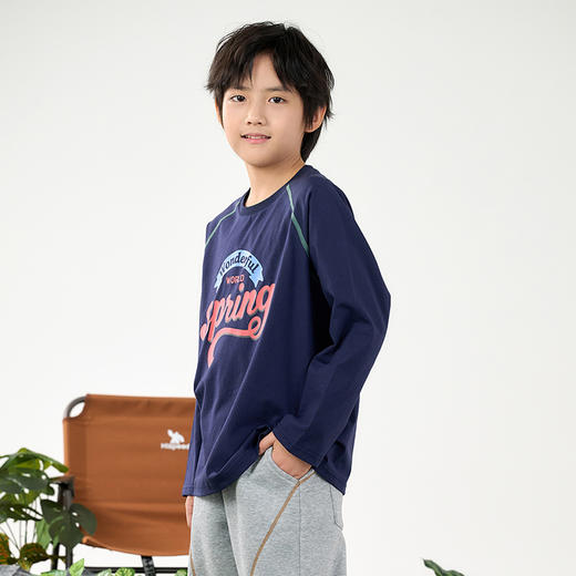 【棉感速干T】棉花堂针织长袖T恤 A类面料  10A抗菌   透湿透气   吸湿速干   FD61019 商品图5