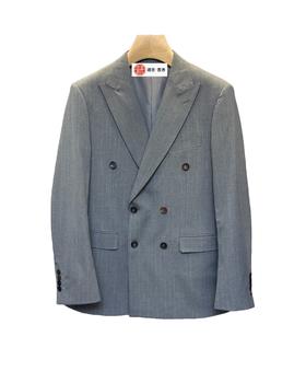 男款双排扣西装外套hu