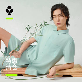 有棵树防螨睡衣情侣款家居服套装-00028