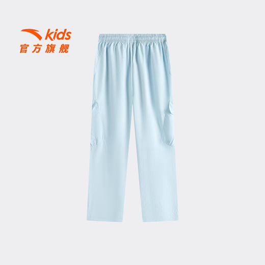裤吧安踏儿童女大童运动长裤2026年夏季新款透气舒适中大童裤362627502 商品图0