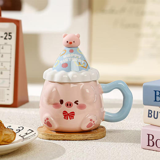 400ml萌宠派对帽陶瓷杯-纪念日百货门店同款169295019 商品图2