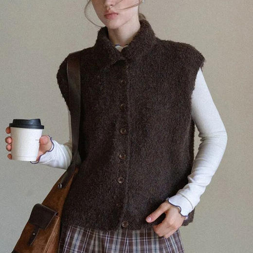 针织小马甲｜四色可选，拉长身材比例，视觉显高显瘦 商品图1