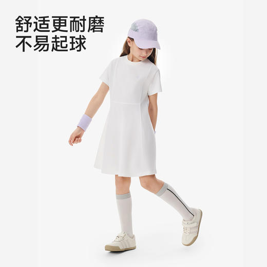 【耐磨抗造】英氏儿童裙子女童夏季短袖圆领休闲连衣裙女宝26春夏新款运动裙 商品图3