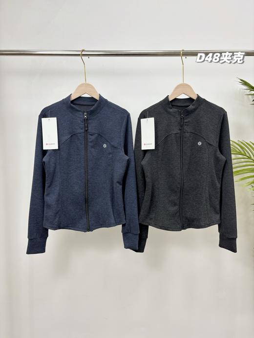 一包2件装！lulu2026开春新款羊毛蚕丝女士夹克外套 商品图2