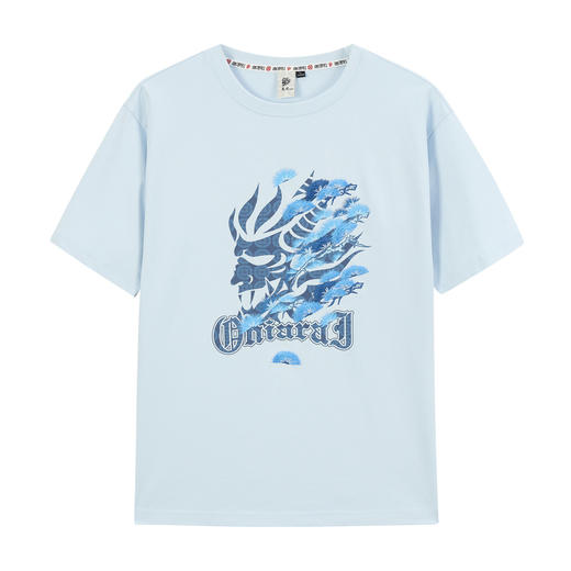 ONIARAI/鬼洗26春夏新品鬼洗丹宁色常青松香味印花短袖T恤B840300 商品图3