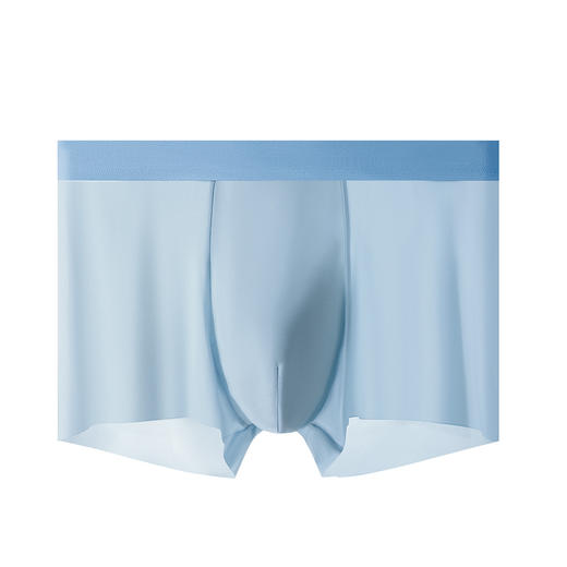 【49元4条】男士夏季凉感冰丝无痕内裤 10A抗菌轻薄透气干爽呼吸裤 商品图4