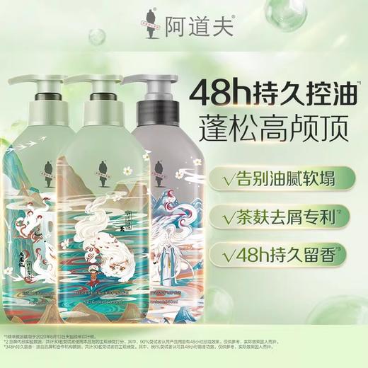 阿道夫丨茶麸冰护理专研无硅油洗发水(祛油止痒) 350ml 商品图2