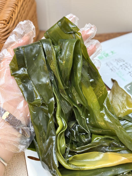 🔥特惠囤货必入🌊北纬37°黄金海域直供【厨姥太有机海带苗】脆嫩飙鲜🌿0脂狂炫不胖❗️家常美味😋 ✅北纬37°威海黄金海域，盐渍锁鲜，一口尝尽大海原生鲜 商品图1