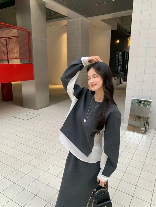 【超模君严选】格桑米Gesamy空气棉套装， “半卫衣半衬衫”火了，太时髦了！ 商品图4