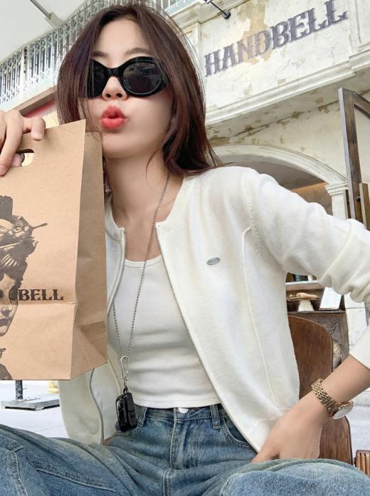 <曾小咸推荐>3.12现货秒杀 ！微信超特价！韩系拉链针织开衫 日常179.99 立减100 秒杀79.99！！ 商品图9