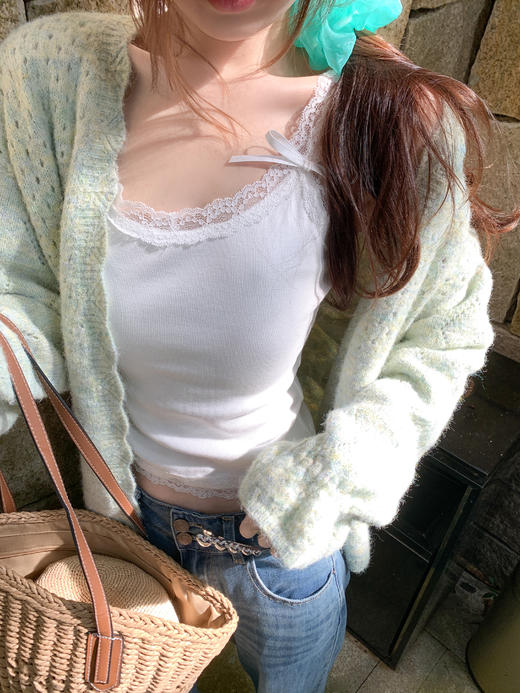 <曾小咸推荐>3.12现货秒杀 ！微信超特价！韩系镂空毛织开衫 日常189.99 立减110 秒杀79.99！！ 商品图4