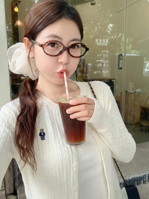 <曾小咸推荐>3.12现货秒杀 ！微信超特价！韩系小熊刺绣针织开衫 日常169.99 立减100 秒杀69.99！！ 商品图10