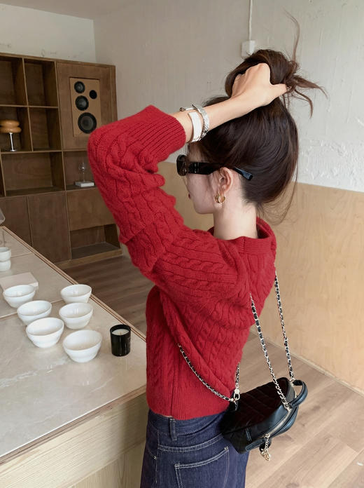 <曾小咸推荐>3.12现货秒杀 ！微信超特价！韩系小熊刺绣针织开衫 日常169.99 立减100 秒杀69.99！！ 商品图5