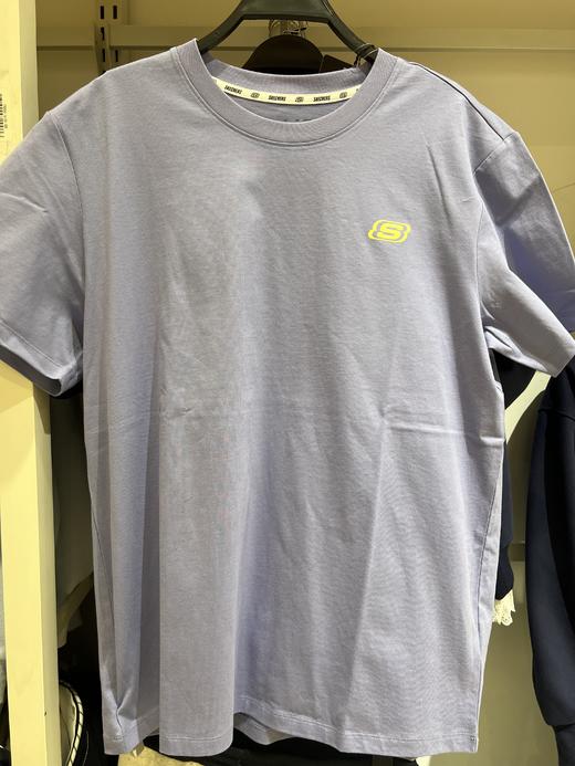 斯凯奇 99.9元 舒适平纹单面布常规版型经典剪裁T恤662816-KD 商品图0