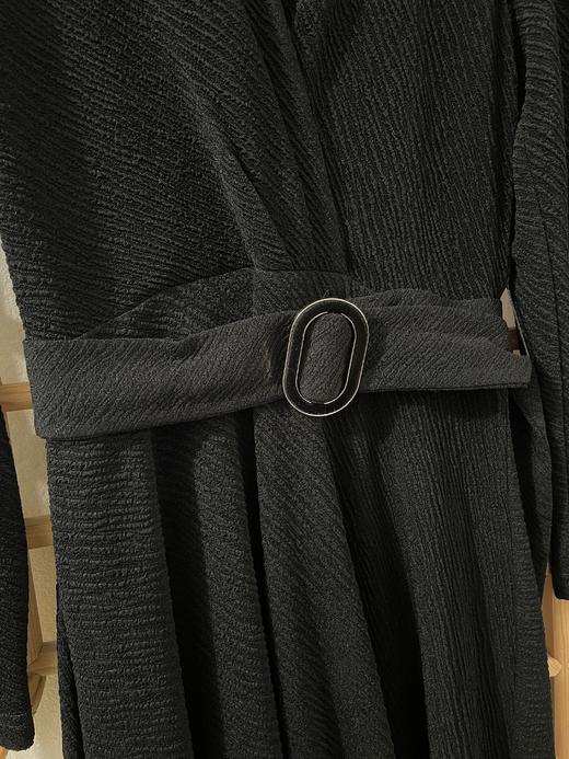 「断码清仓」赫本小黑裙春秋弹力针织三醋酸连衣裙 L码  ZFYY345 商品图2