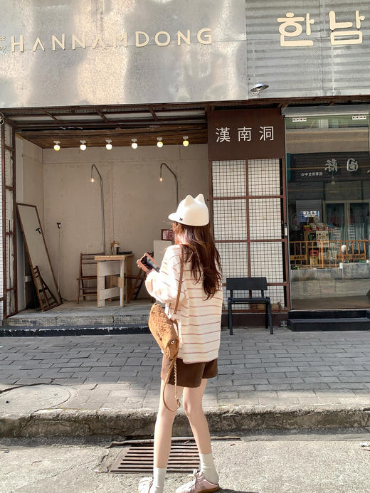 <曾小咸推荐>3.12现货秒杀 ！微信超特价！韩系条纹撞色卫衣 日常159.99 立减90 秒杀69.99！！ 商品图7