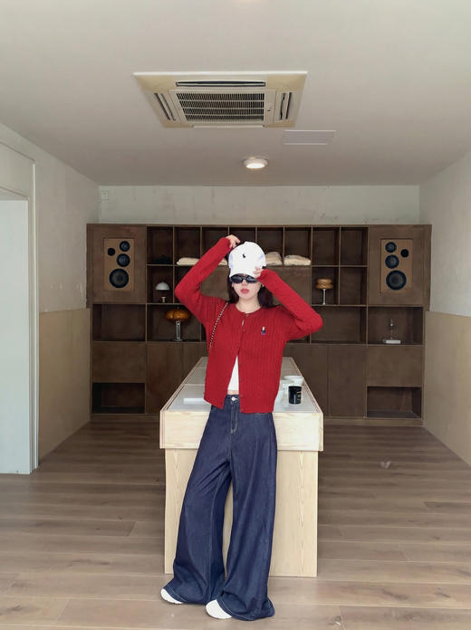 <曾小咸推荐>3.12现货秒杀 ！微信超特价！韩系小熊刺绣针织开衫 日常169.99 立减100 秒杀69.99！！ 商品图6