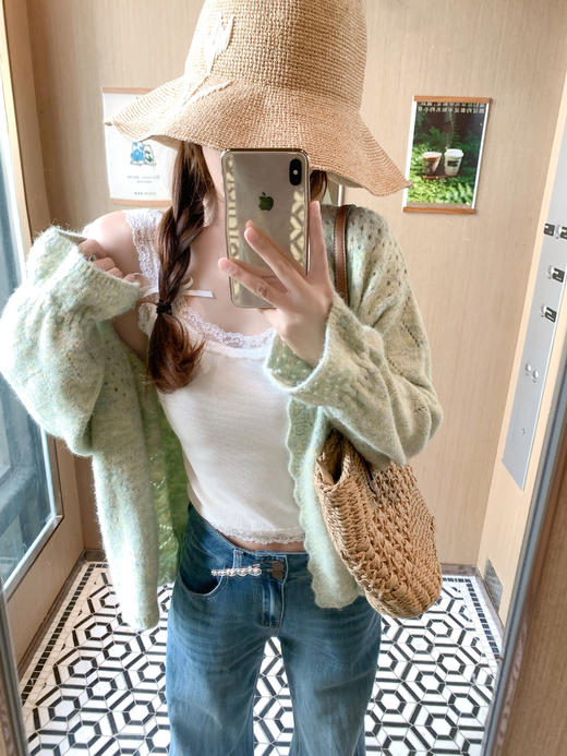 <曾小咸推荐>3.12现货秒杀 ！微信超特价！韩系镂空毛织开衫 日常189.99 立减110 秒杀79.99！！ 商品图3