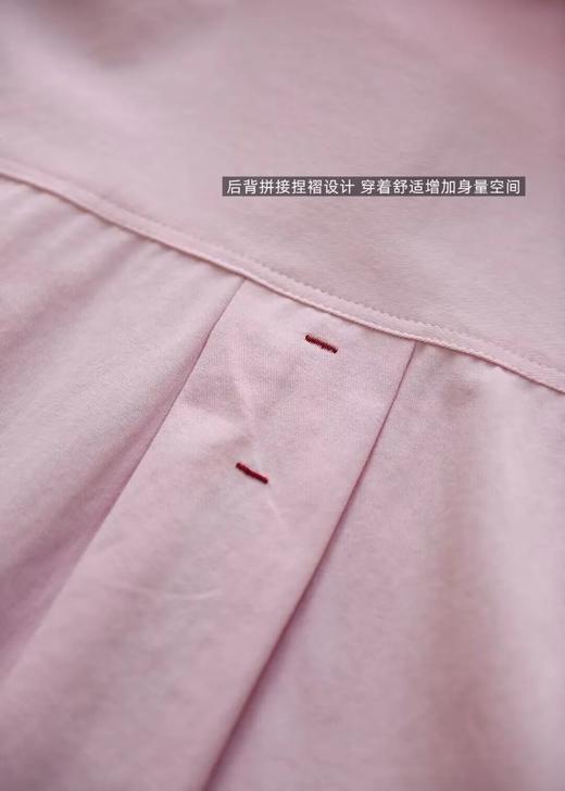 COCIC冰岛欧尼玫瑰粉衬衫 | 特调偏冷调的玫瑰粉，上身超显白，复古高级可露丽配色【3-5天发货】 商品图5