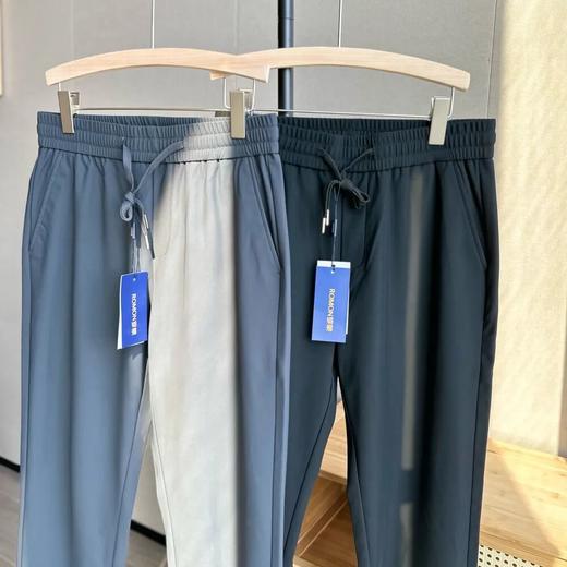 罗蒙男士休闲裤 ，既有休闲裤的舒适度又有西裤的正式感，三防黑科技，防水防污功能性面料！ 商品图1