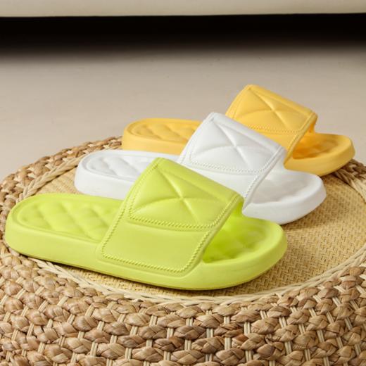 【4双/组，单拍不发】开春宠粉福利  ~~【女款-多巴胺泡泡家居软底沙发拖鞋509 】7色好靓💖上脚超级轻便❗️无敌踩屎脚感🦶暴走三公里都不带喊疼！‍🤣 脚感爆好！ 商品图3