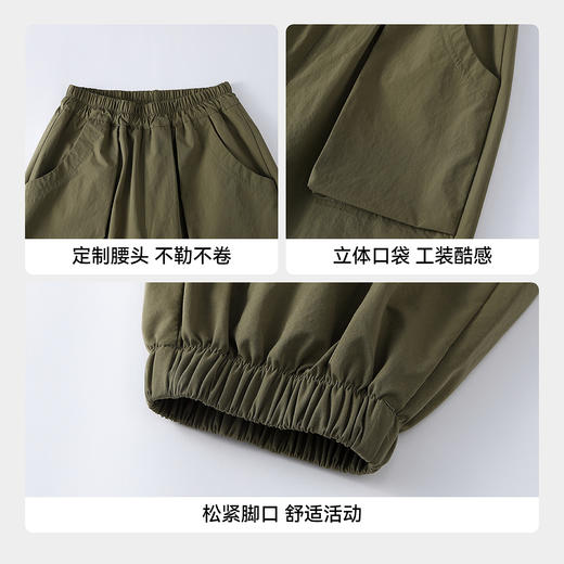 男童梭织单裤夏季新款安奈儿童装EB626748 商品图3