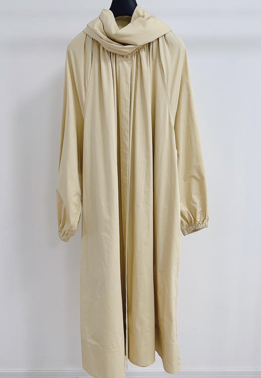 310-3 排他性独家圆正 设计感 helas蝴蝶结系带 风衣式连衣裙 商品图7