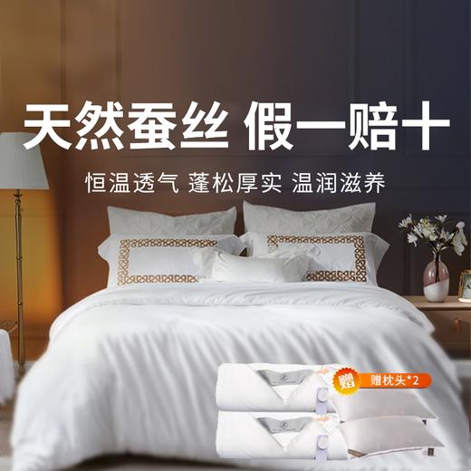 【会呼吸的蚕丝被】睡一次爱上一辈子，蓬松厚实四季好被！ 商品图0