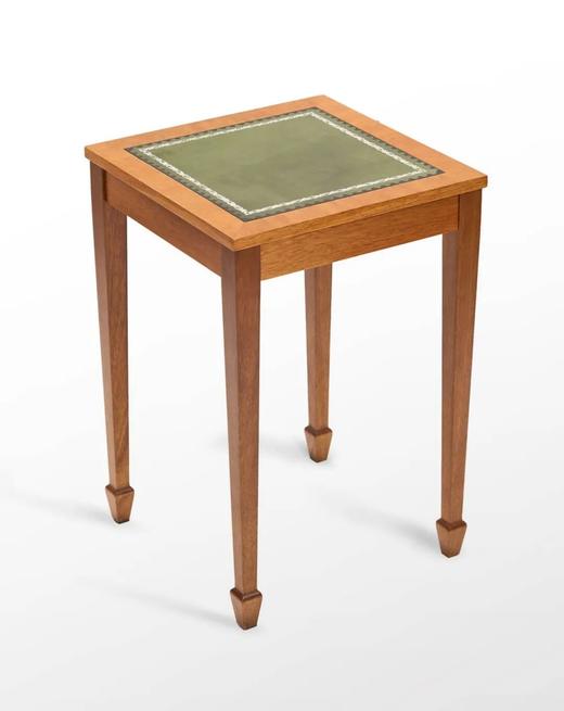 伽罗 JALO 羊皮烫金印花古典小方几 商品图1