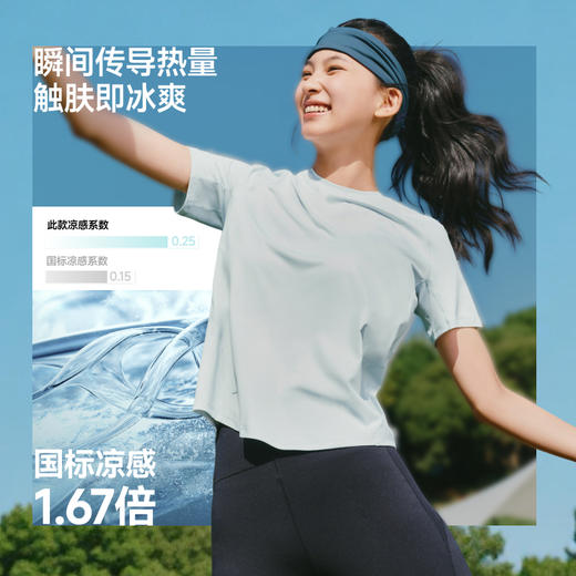 【26春夏新品】蕉下女士凉感速干T恤CC004 商品图2
